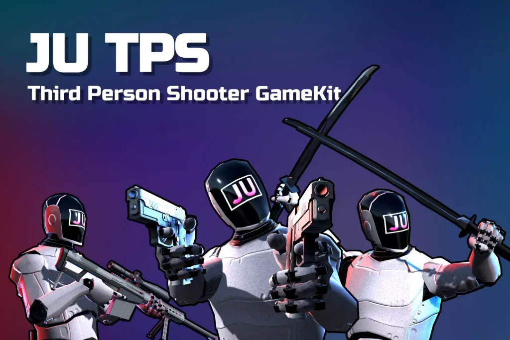 JU TPS 3 – Third Person Shooter GameKit + Vehicle Physics Free Download