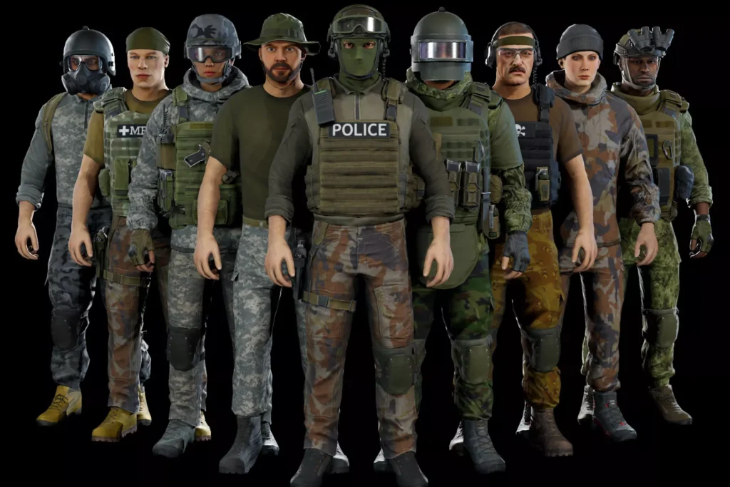 Modular military character 2 Free Download